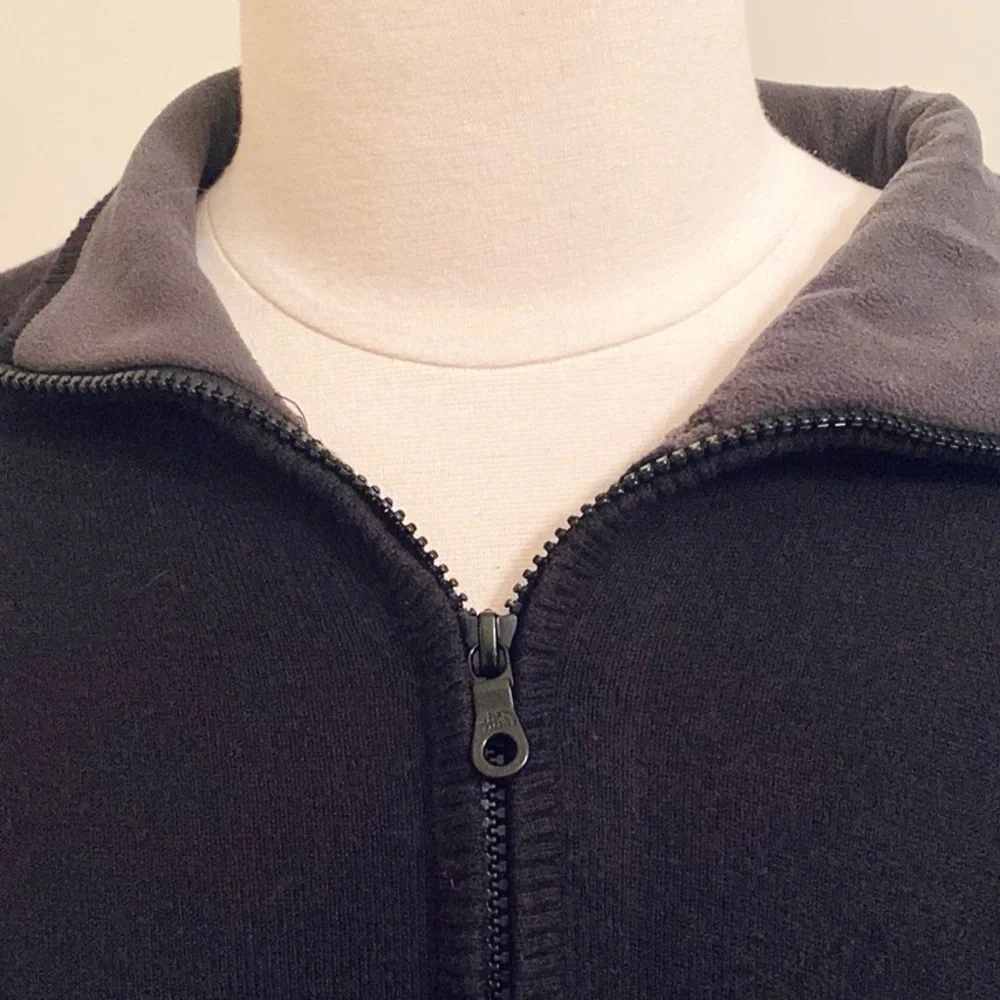 The North Face Men’s Black SZ L Gorpcore Cabin Wear Wool Blend Fleece Sweater